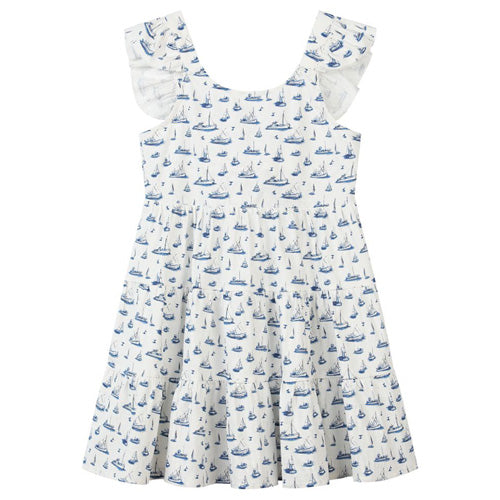 Vignette - V1651B - Navy Boats Dress