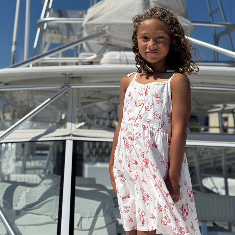 Vignette - V1653B - Marina Red Nautical Dress