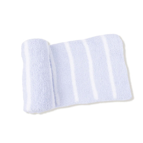 Angel Dear - 5768 - Lt Blue & Lt Ivory Chenille Blanket