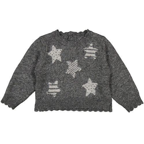 Mayoral Pewter Star Sweater