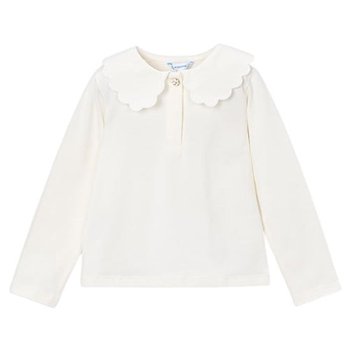 Mayoral - Ivory Scallop Shirt