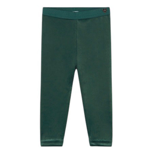 Mayoral - Water Lilly Green Velvet Leggings