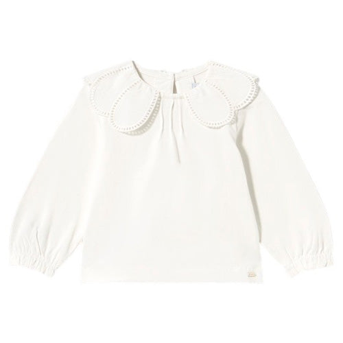 Mayoral - Ivory Scallop Shirt