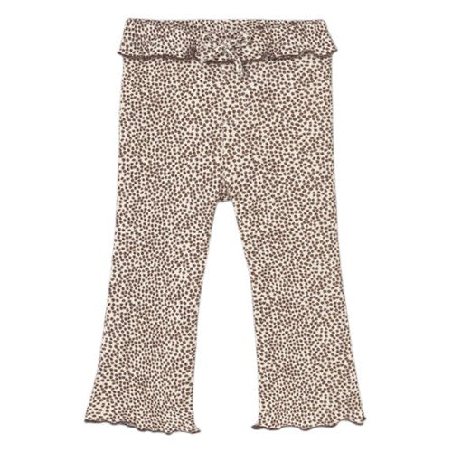 Mayoral - Chocolate Ribbed Flare Leggings