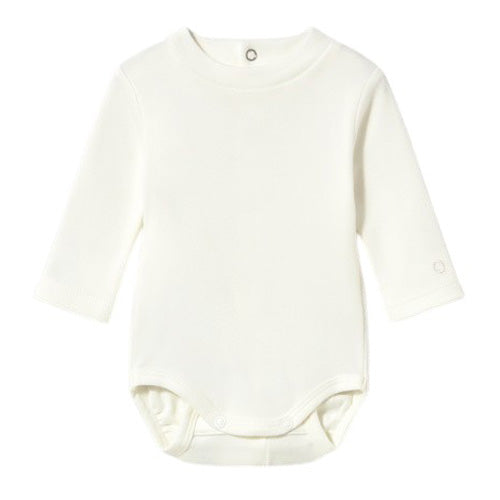 Mayoral - Winter White Mock Neck Bodysuit