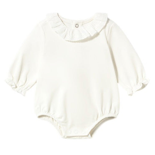Mayoral - Ivory Ruffle Bodysuit