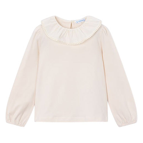 Mayoral - Ivory Ruffle Blouse
