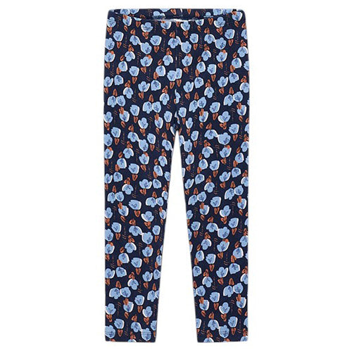 Mayoral - Navy Flower Leggings