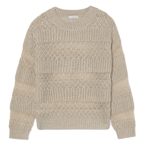 Mayoral - Hummus Open Weave Sweater