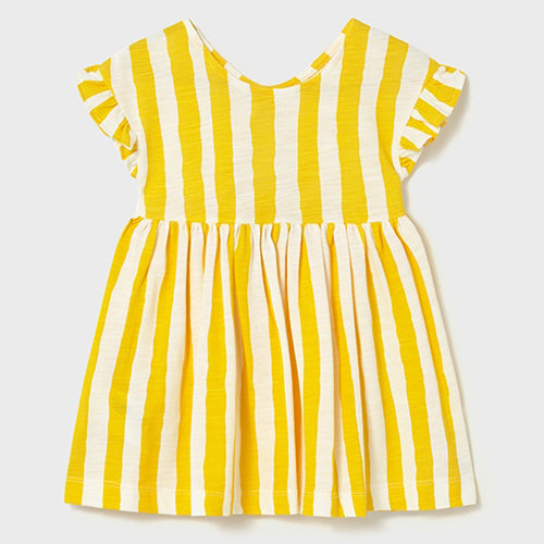 Mayoral - 1925-54 - Yellow & White Stripe Cabana Dress
