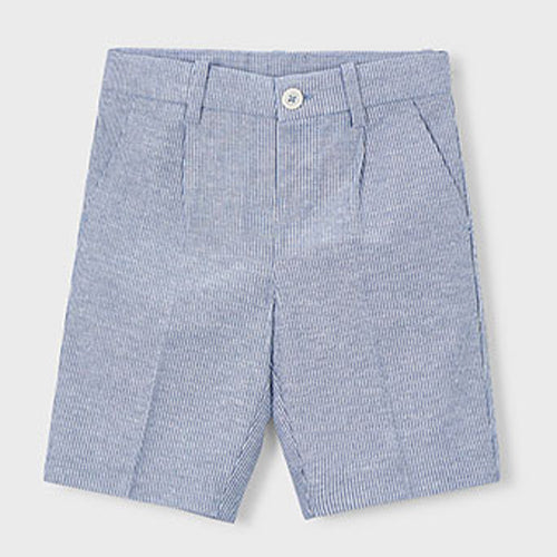 Mayoral - 3201-49 - Indigo Blue Stripe Shorts