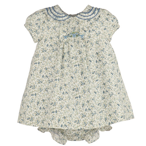 Luli & Me - Fallen Leaves Wreath Dress & BLoomers