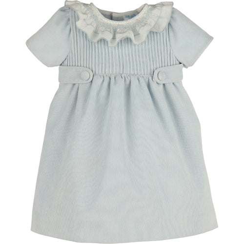 Luli & Me - Sweet Blue Corduroy Dress
