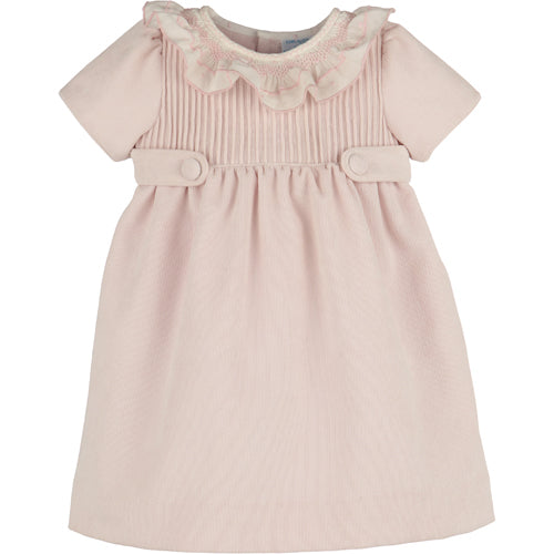 Luli & Me - Sweet Pink Corduroy Dress