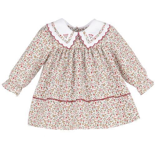 Sophie & Lucas Claret Berries & Blooms Dress