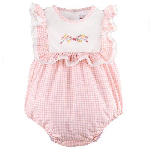 Sophie & Lucas - 26SS104-PK - Pink Garden Club Ruffle Bubble