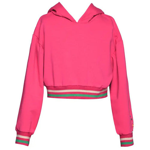 Hannah Banana - Fuchsia PomPom Hoodie