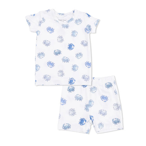Angel Dear - Blue Crabs Short Loungewear Set