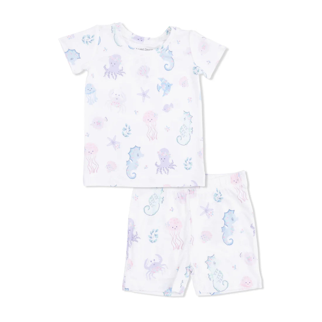 Angel Dear - Floral Sea Creatures Loungewear Set