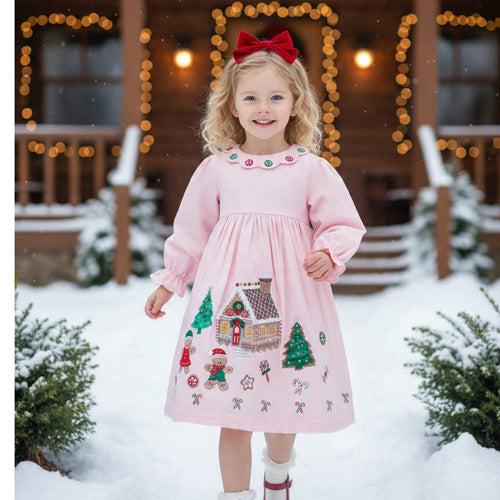 Cotton Kids - Gingerbread & Candy Land Dress