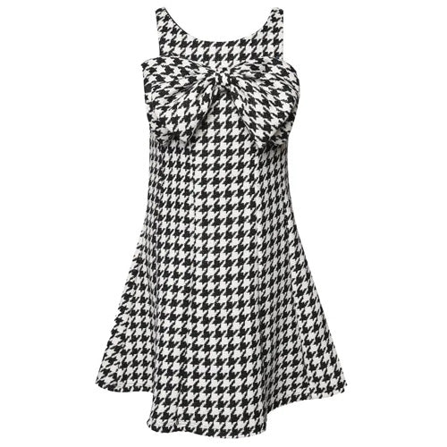 Hannah Banana - Black Houndstooth Dress