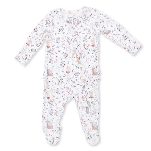 Angel Dear - Enchanted Woodland Ruffle Zip Footie