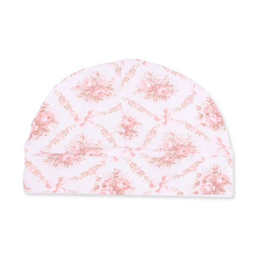 Angel Dear - Rose Bow Lattice Beanie Hat