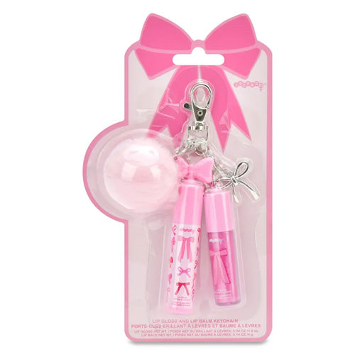Iscream - Bows Lip Gloss & Oil Key Chain