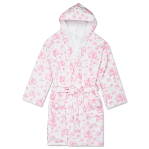 Iscream - Pretty Pink Toile Hooded Robe