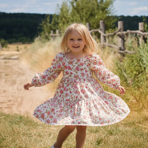 Alto Modas - Daphne Pink Floral Dress