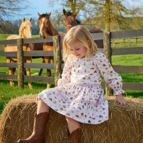 Alto Modas - Western Boots Twirl Dress