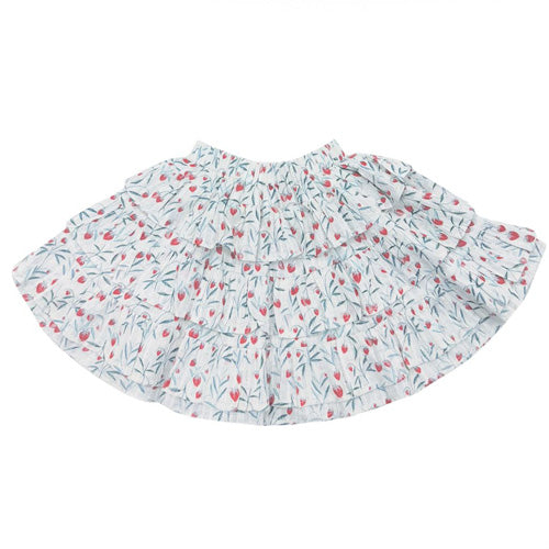 Alto Modas Strawberry Lacy Skirt