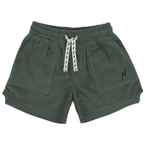 Tiny Whales - Pine Corduroy Camp Shorts