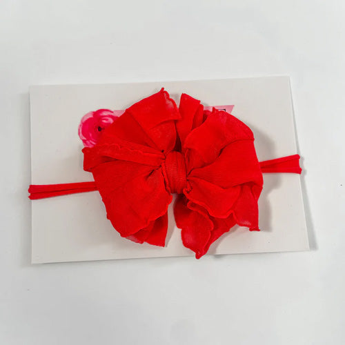 Rockin Royalty - Mini Headband - Bright Red