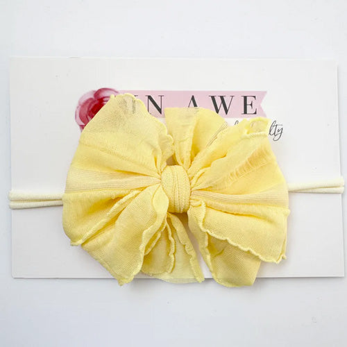 Rockin Royalty - Mini Headband - Buttercup