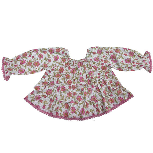Alto Modas - Ella Pink Floral Blouse