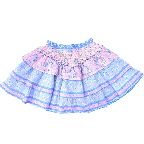 Alto Modas Pink & Blue Hearts Valerie Skort