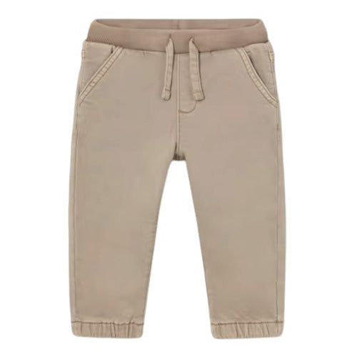 Mayoral - Medium Brown Twill Joggers