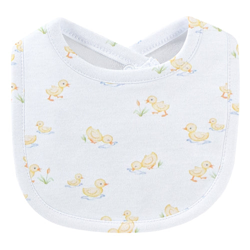 Baby Club Chic Tiny Baby Duckies Pima Cotton Bib
