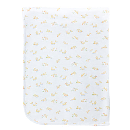 Baby Club Chic Tiny Baby Duckies Pima Cotton Blanket