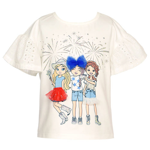 Baby Sara Fireworks and Friends Top