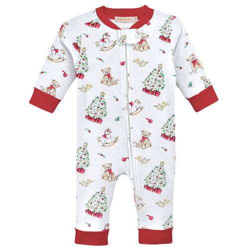 Baby Club Chic "Holiday Time" Zip Coverall