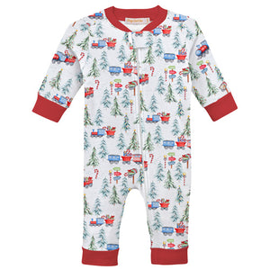Baby Club Chic "Polar Express" Zip Coverall