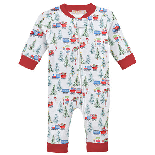 Baby Club Chic "Polar Express" Zip Coverall