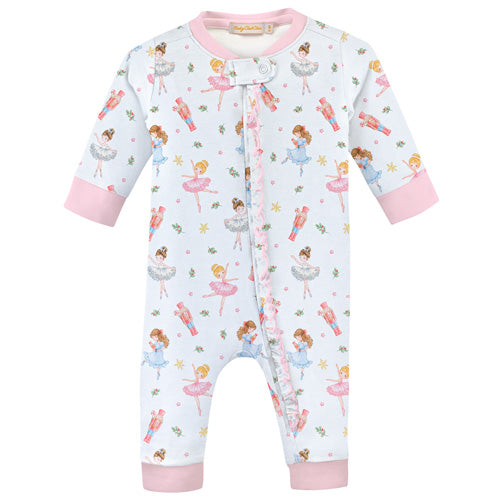 Baby Club Chic "Pink Nutcracker" Zip Coverall