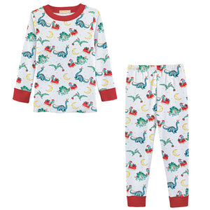 Baby Club Chic "Dino Claus" PJ Set