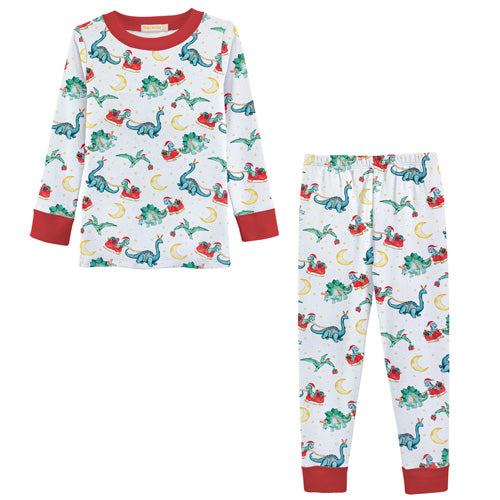 Baby Club Chic "Dino Claus" PJ Set