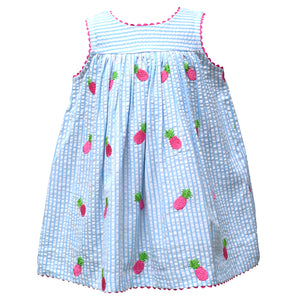 Cotton Kids Pineapple Empire Dress & Bloomers