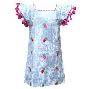 Cotton Kids Pineapple Shift Dress