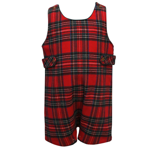 Cotton Kids Red Plaid Jon Jon